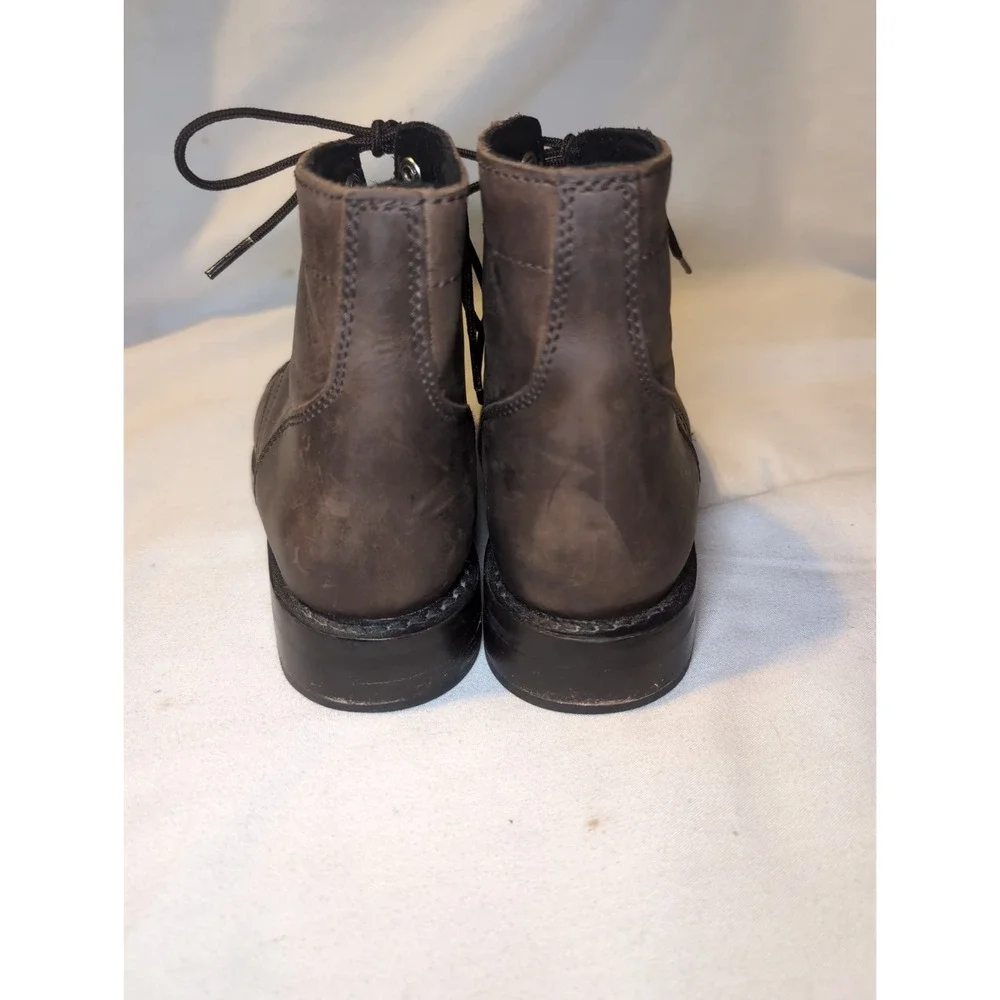 Thursday Captain Everyday Lace Up Boots Mens 7.5 Brown Leather